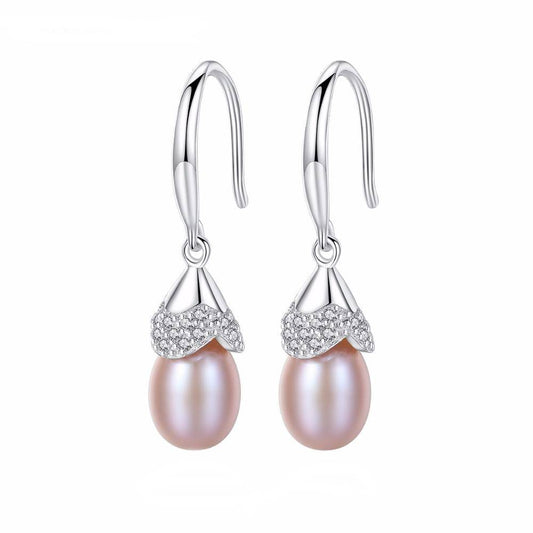 Cercei din Argint Dress Pearl