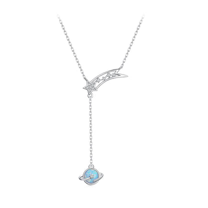Colier din Argint Planet Opal