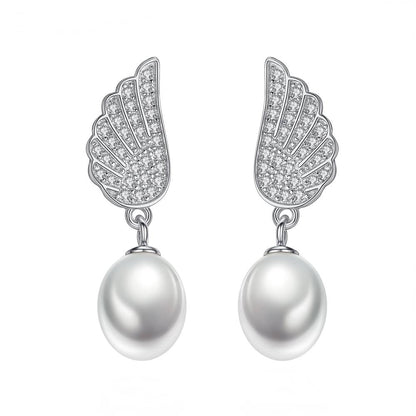 Cercei din Argint Angel Pearls