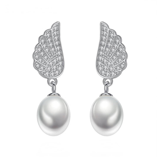 Cercei din Argint Angel Pearls