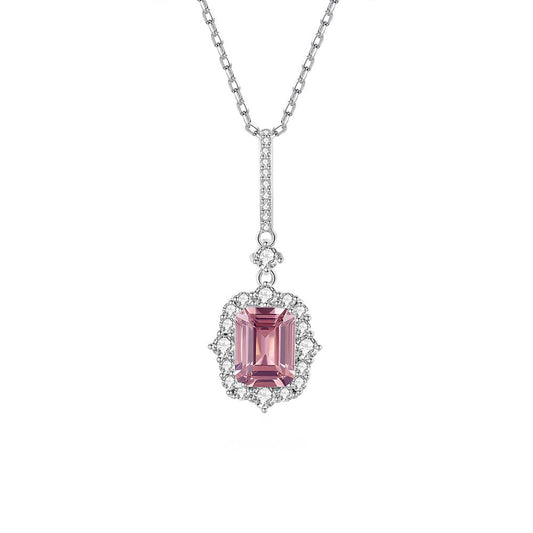 Colier din Argint Deryna Morganite