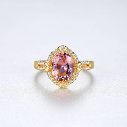 Inel din Argint Frances Morganite