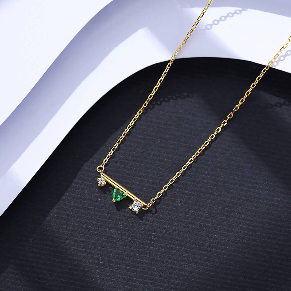 Colier din Argint Serena Emerald