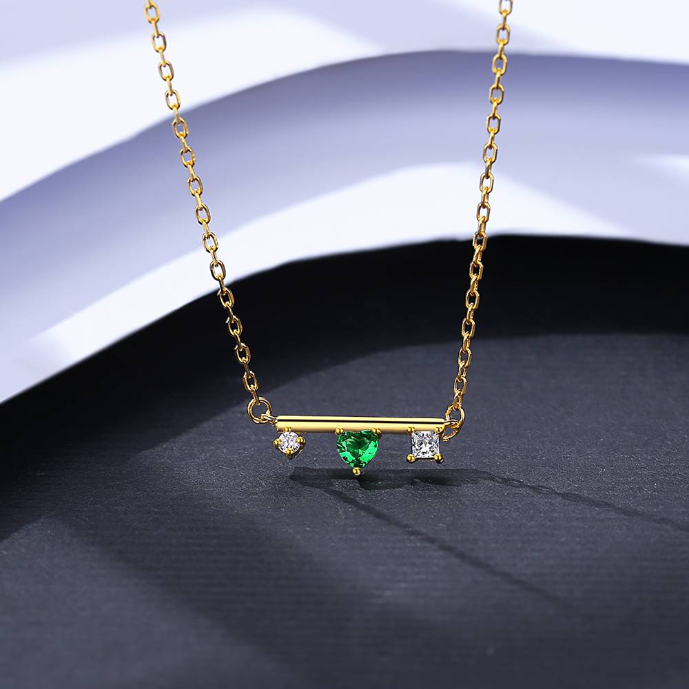 Colier din Argint Serena Emerald