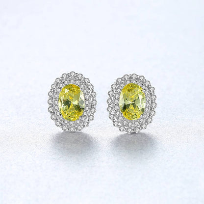 Cercei din Argint Dorothy Citrine