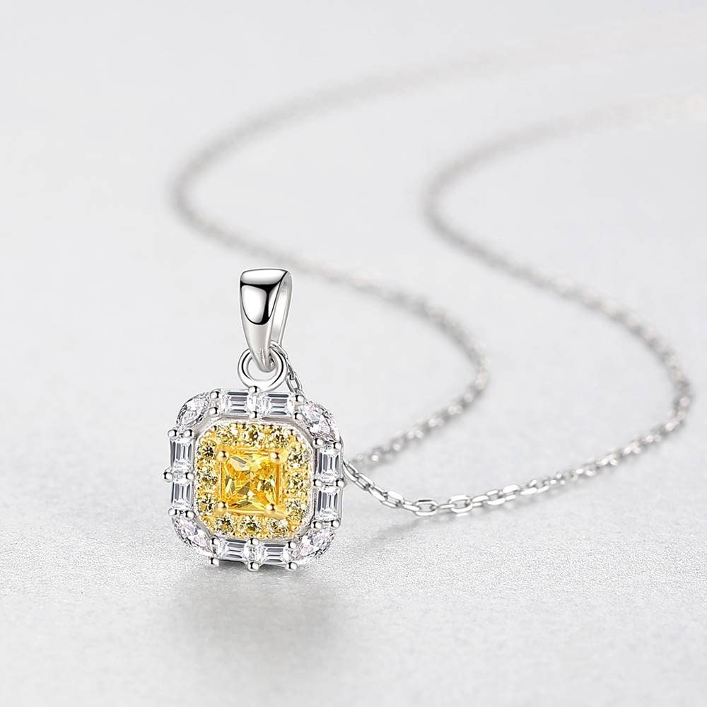 Colier din Argint Joyful Citrine