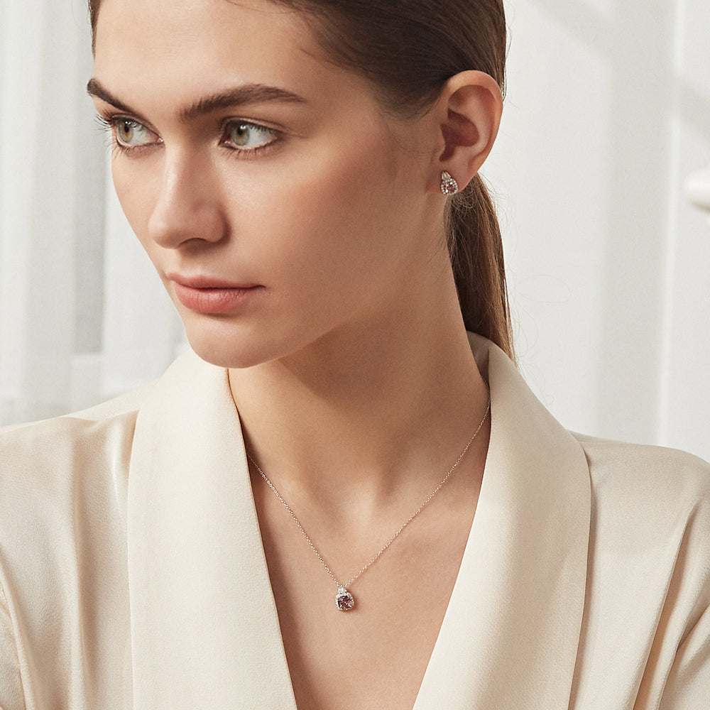 Colier din Argint Defne Morganite