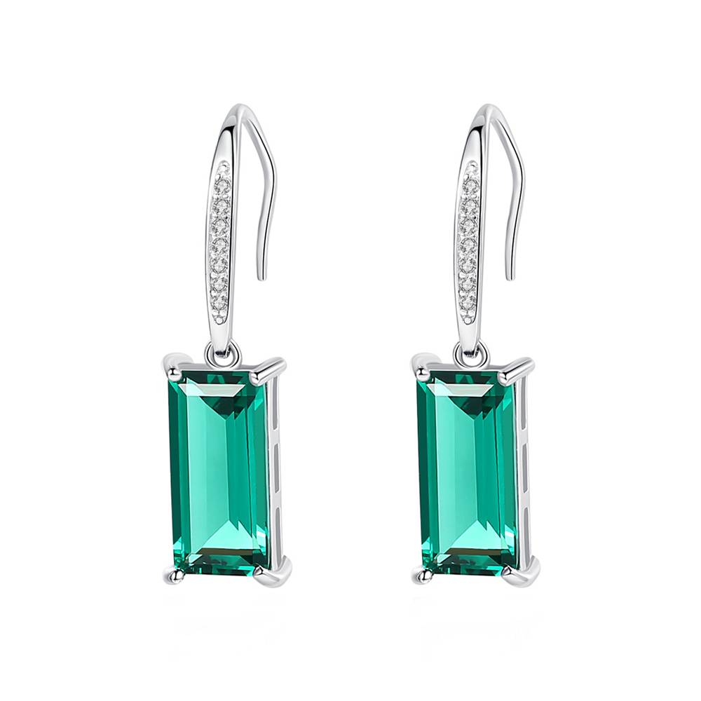 Cercei din Argint Zaya Emerald