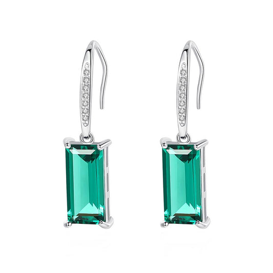 Cercei din Argint Zaya Emerald