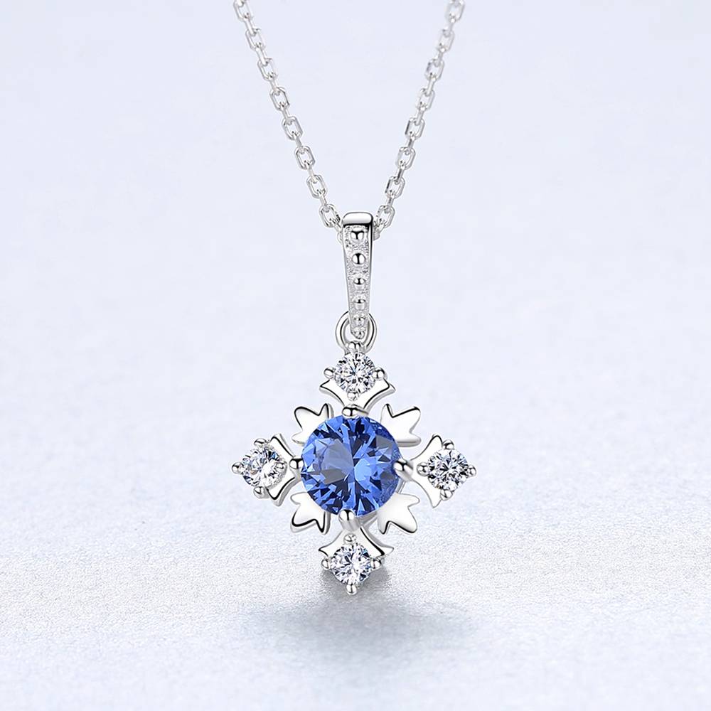 Colier din Argint Isadora Sapphire