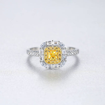 Inel din Argint Joyful Citrine