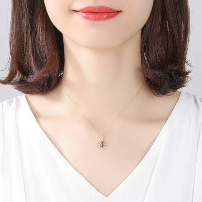 Colier din Argint Lysandra Morganite