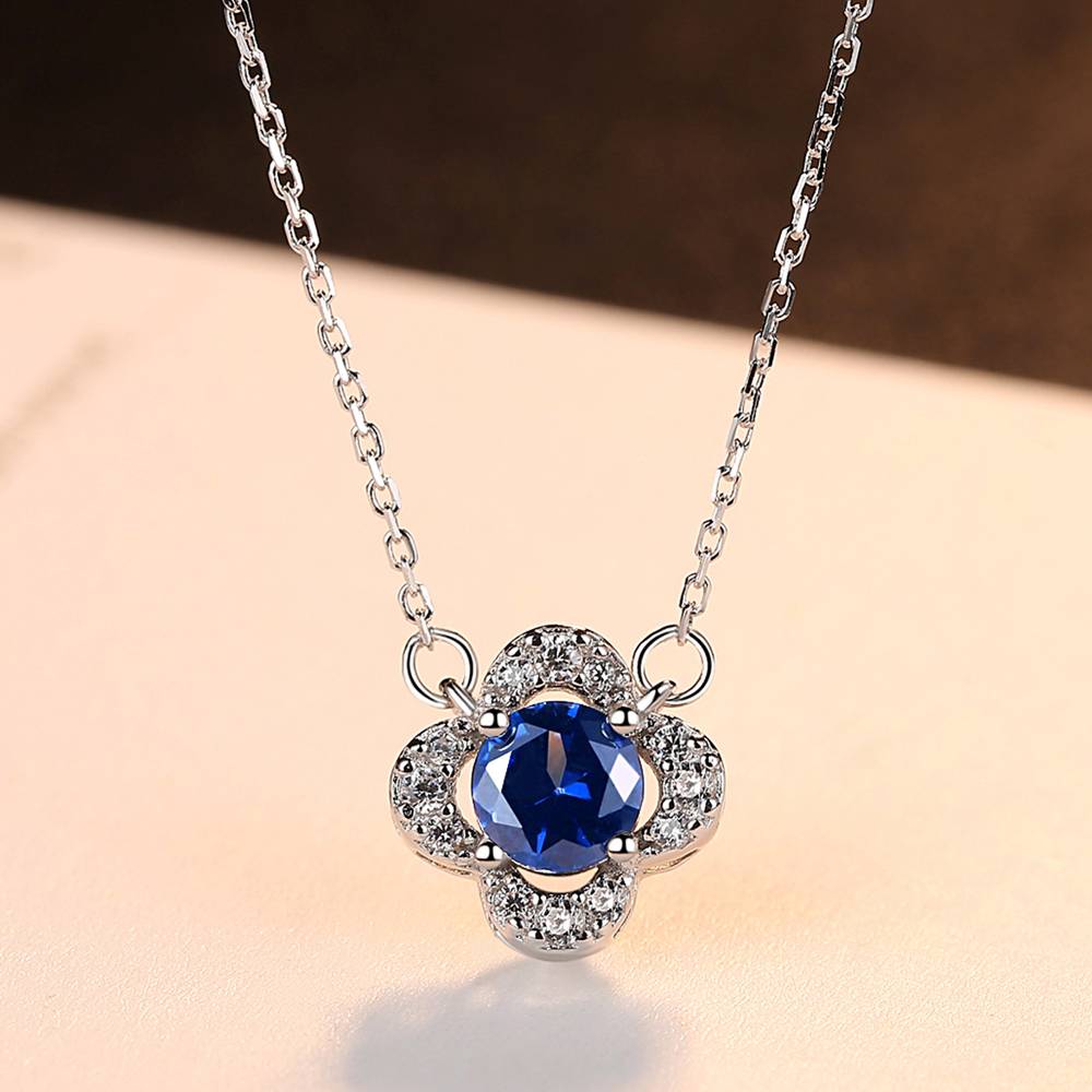 Colier din Argint Althea Sapphire