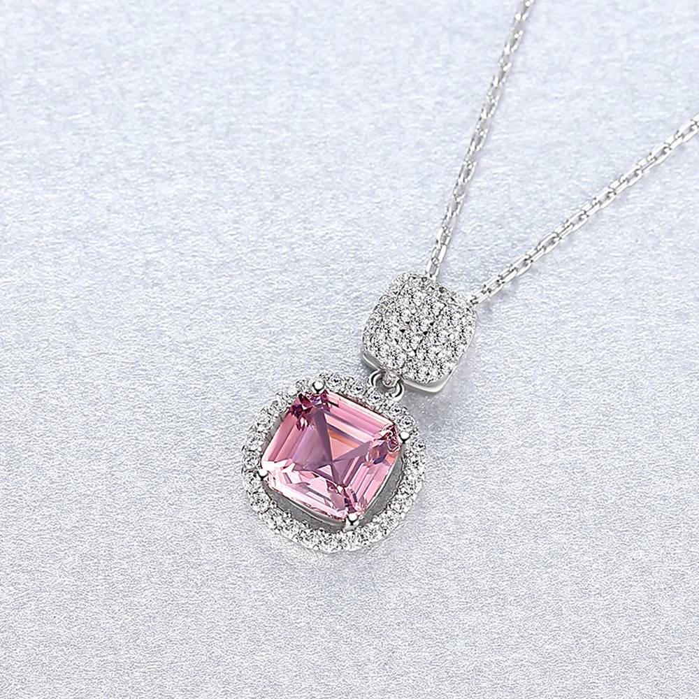 Colier din Argint Gemma Morganite