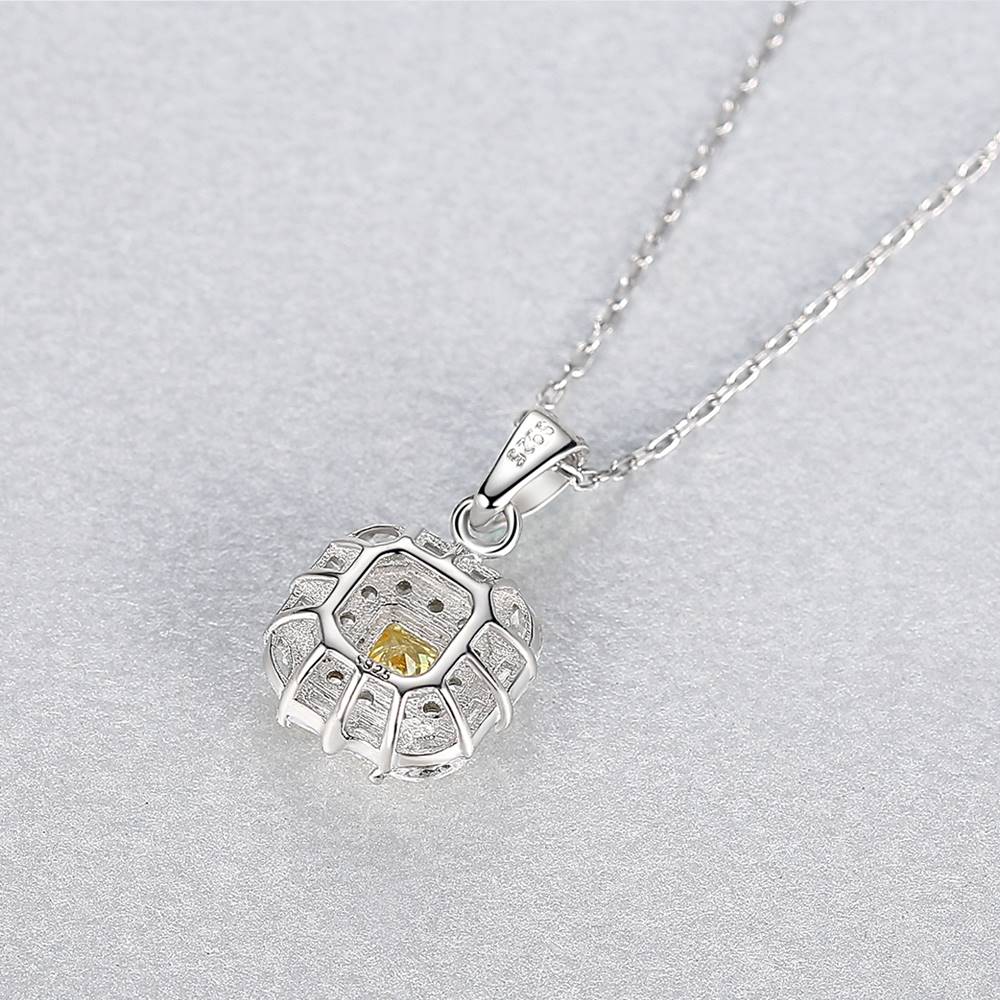 Colier din Argint Joyful Citrine