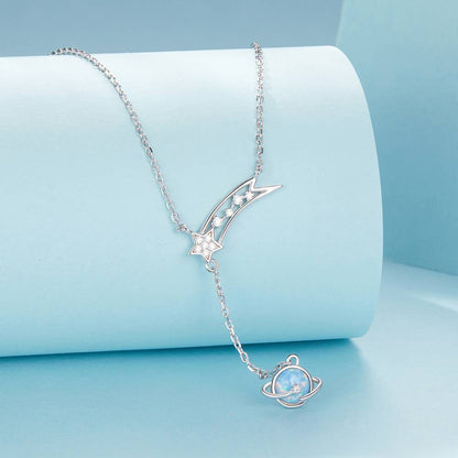 Colier din Argint Planet Opal