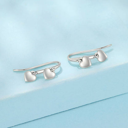 Cercei din Argint Hearts Hook Silver