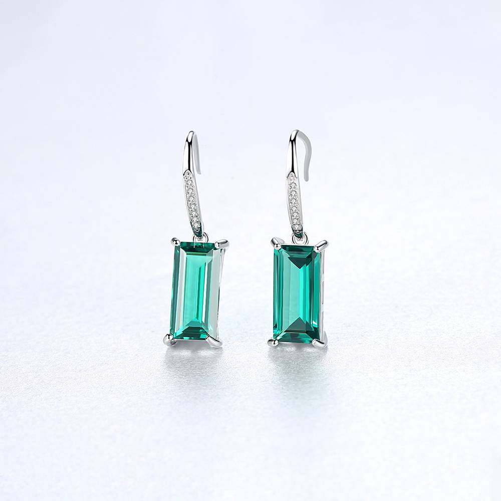 Cercei din Argint Zaya Emerald