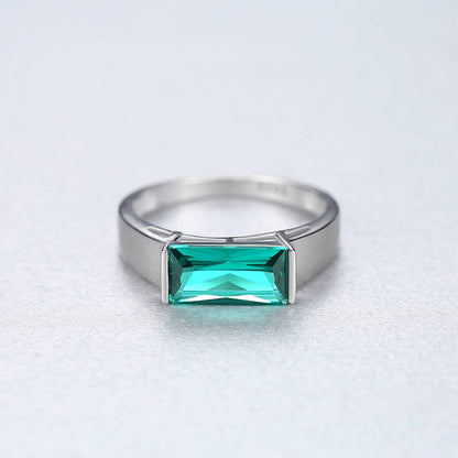 Inel din Argint Cora Emerald