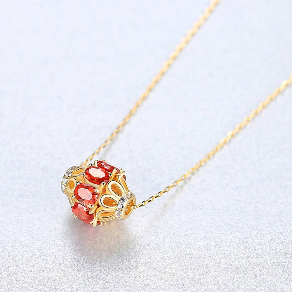 Colier din Argint Earth Ruby