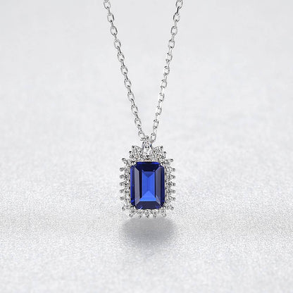 Colier din Argint Elif Sapphire