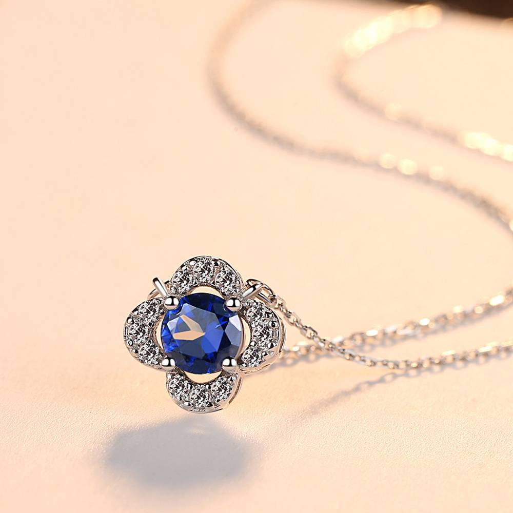 Colier din Argint Althea Sapphire
