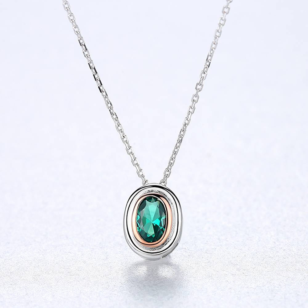 Colier din Argint Nerina Emerald