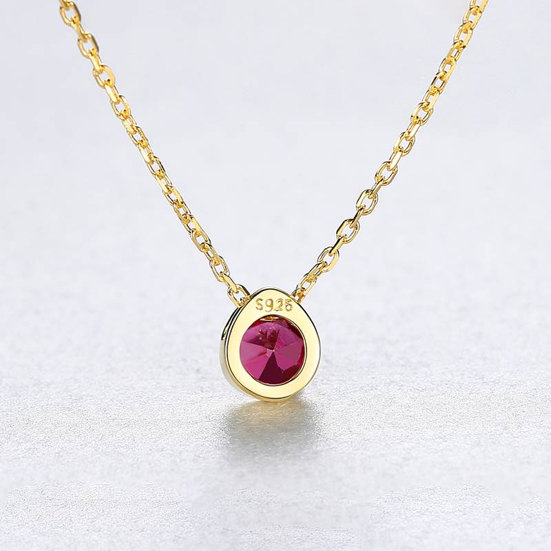 Colier din Argint Ruby Diamond