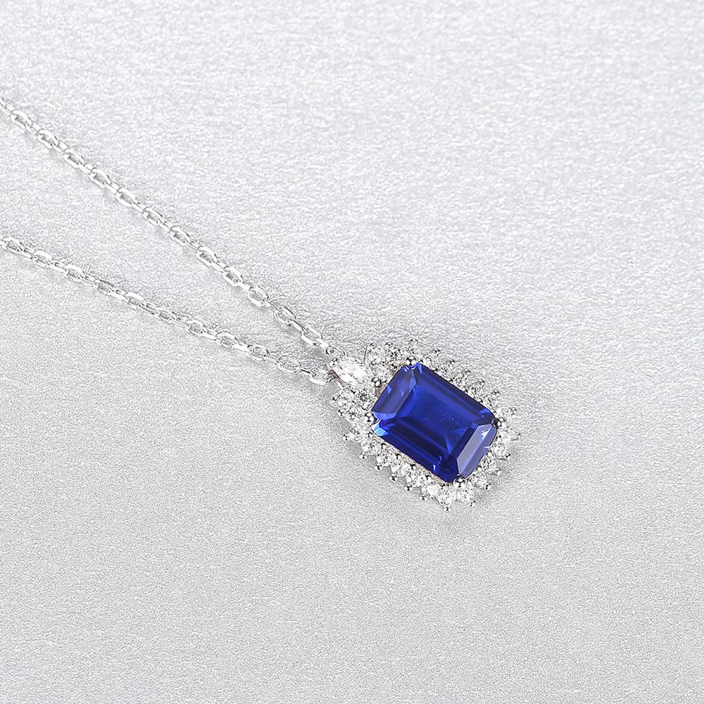 Colier din Argint Elif Sapphire