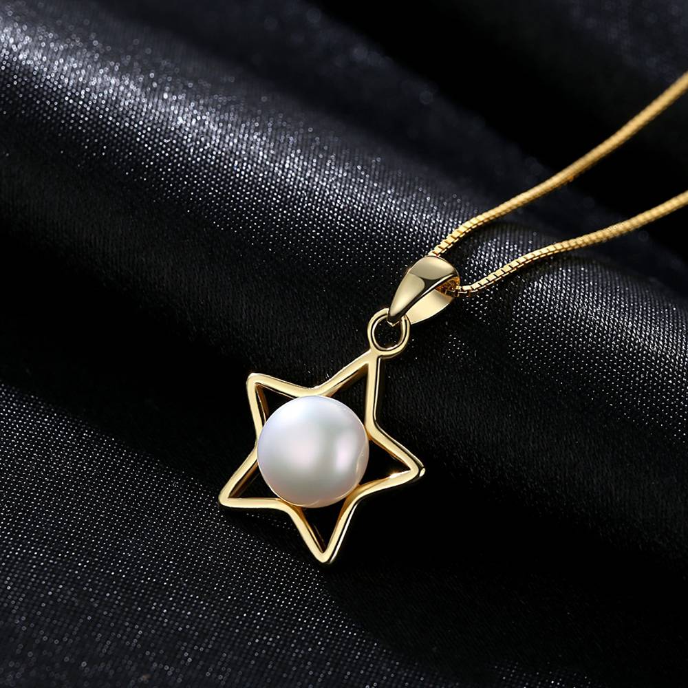 Colier din Argint Starry Pearl