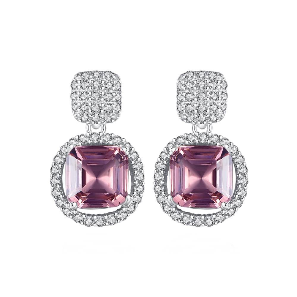 Cercei din Argint Zeny Morganite