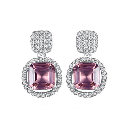 Cercei din Argint Zeny Morganite