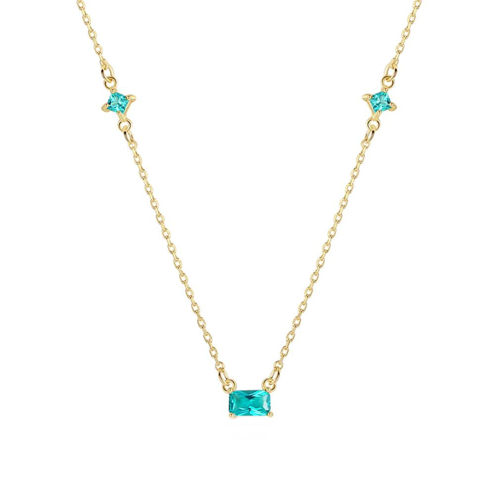 Colier din Argint Elara Emerald