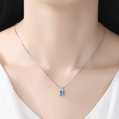 Colier din Argint Amoria Topaz