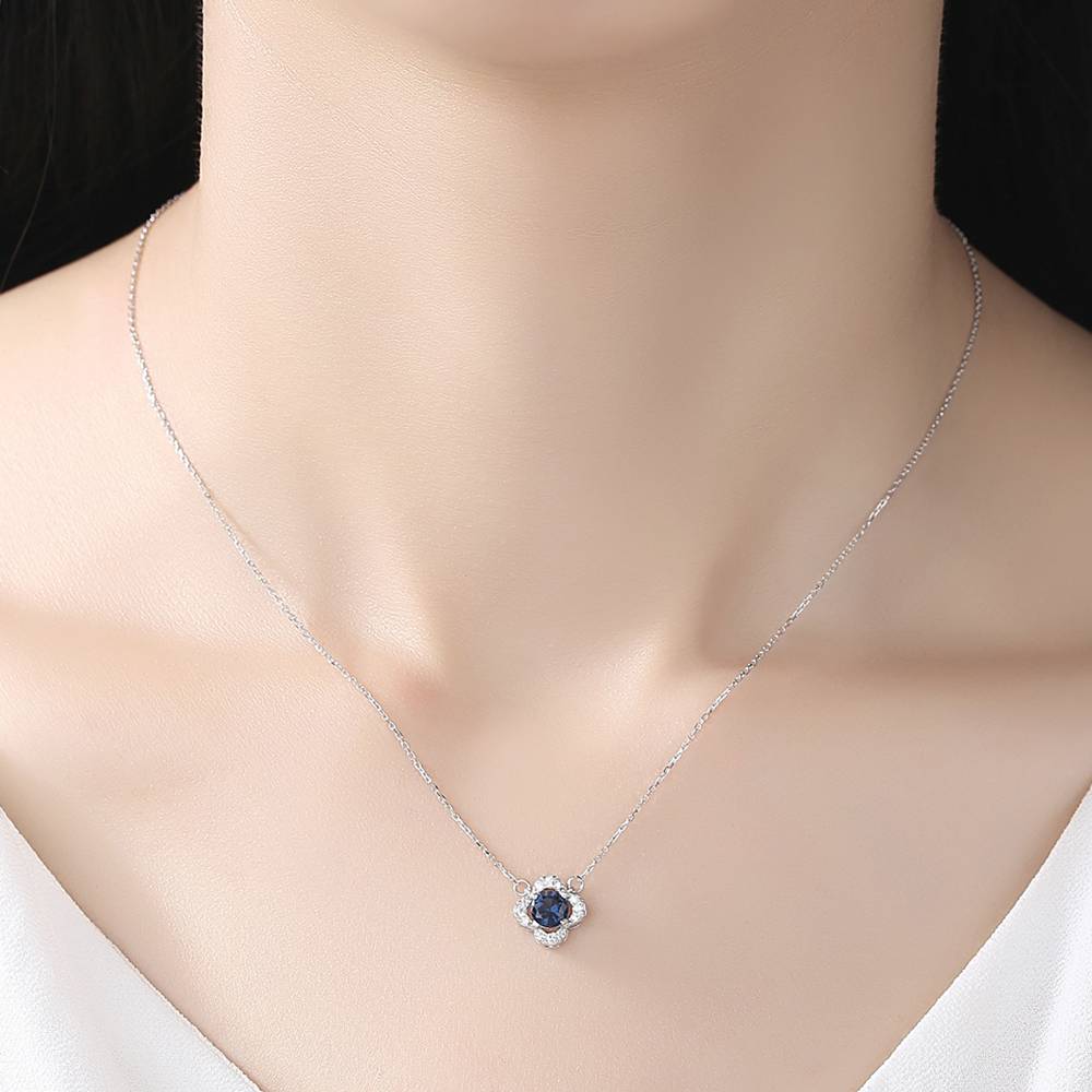 Colier din Argint Althea Sapphire