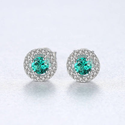 Cercei din Argint Avalis Emerald