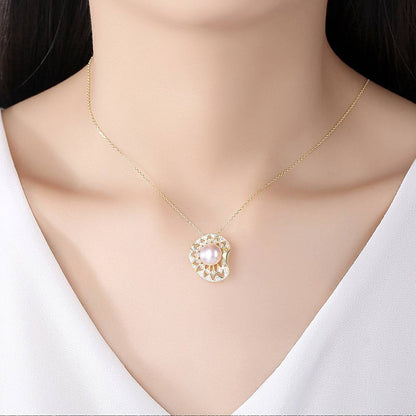 Colier din Argint Mabel Pearl