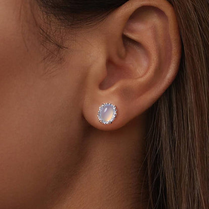 Cercei din Argint Round Olivia