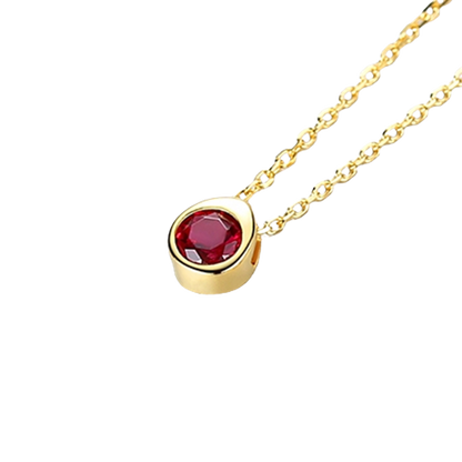 Colier din Argint Ruby Diamond