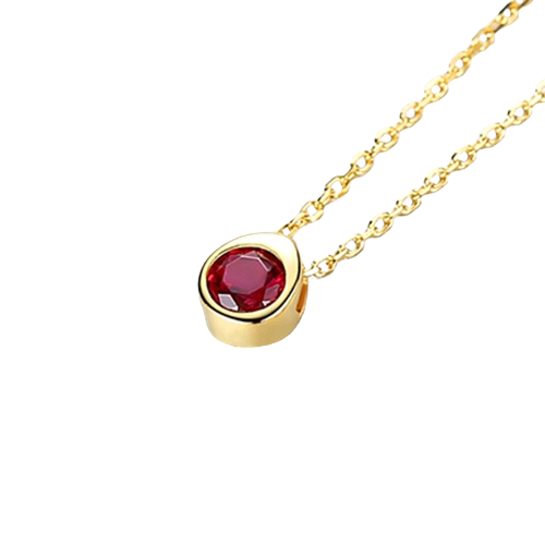 Colier din Argint Ruby Diamond