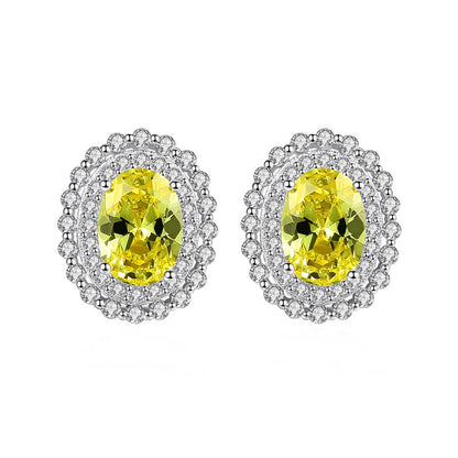 Cercei din Argint Dorothy Citrine