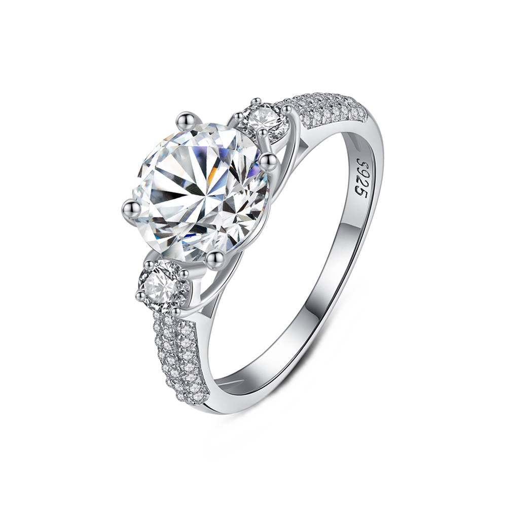 Inel din Argint Eternity Diamond