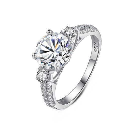 Inel din Argint Eternity Diamond