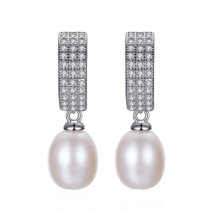 Cercei din Argint Regalia Pearl