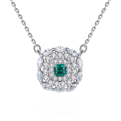 Colier din Argint Magic Emerald