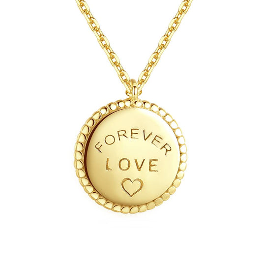 Colier din Argint Forever Love Gold