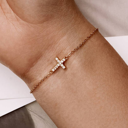 Bratara din Argint Gold Cross