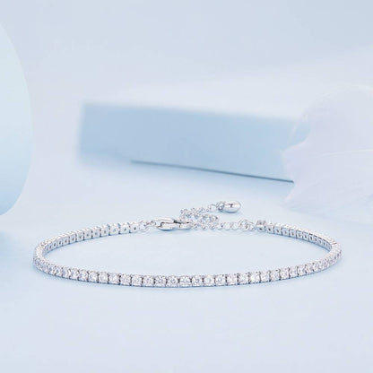 Bratara Tennis din Argint Ice Diamonds