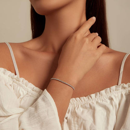 Bratara Tennis din Argint Ice Diamonds