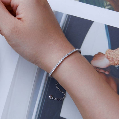 Bratara Tennis din Argint Ice Diamonds